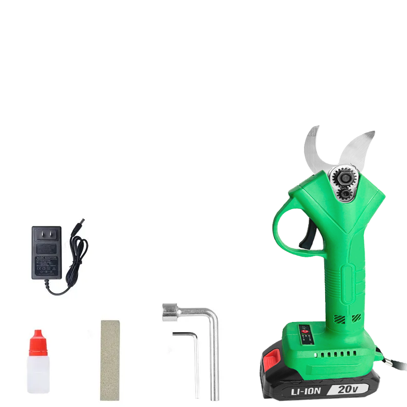 Изображение товара Секатор аккумуляторный GreenNer 20 (20В, 2,0Ач Li-ion аккум. 1шт., зу) (шт)