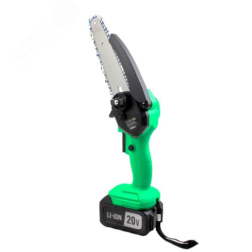 Изображение товара Пила цепная аккумуляторная GreenSaw 20 Extra power (20В, 4,0 Ач Li-ion аккум. 1шт, 2,0 Ач Li-ion аккум. 1шт, ЗУ) (шт)