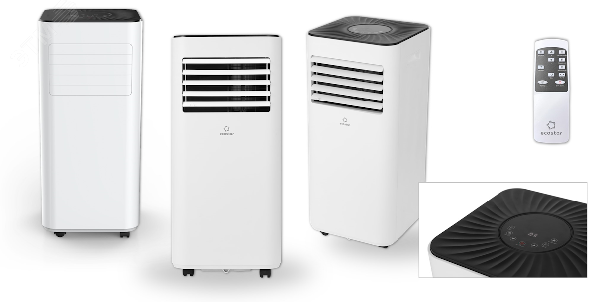 Изображение товара Мобильный кондиционер EcoStar DS05CH-E для помещений до 12 м2