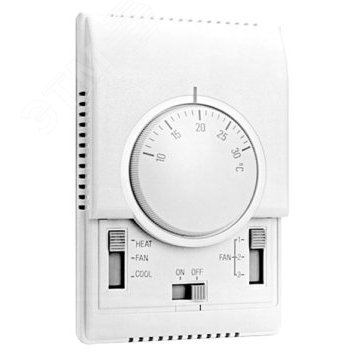 Изображение товара Термостат механический для управления тепловентиляторами T-Heat и тепловыми завесами Guard, TR110H (шт)