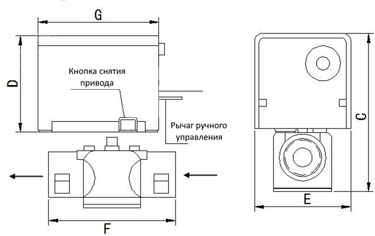 Клапан двухходовой с приводом VZ-220 VZ-220 TERMA - превью 2