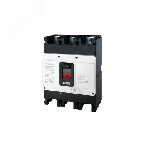 Изображение товара Автоматический выключатель в литом корпусе типа HGM, типоразмера 630AF, арт.HGM630E3PT4BS0000C00630F (630А, 38кА, 3 полюса, регулируемый термомагнитный расцепитель, прямой шинный вывод) (шт)