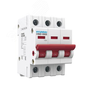 Изображение товара Выключатель нагрузки трехполюсный 63А HSD (шт)