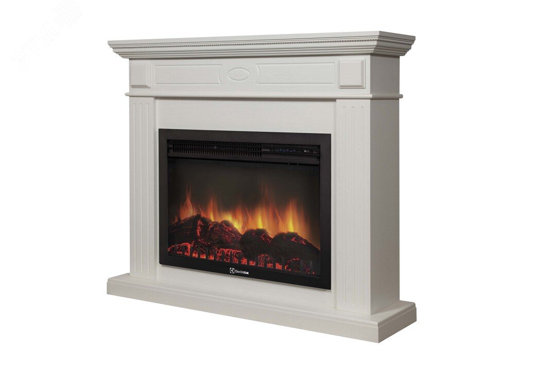 Изображение товара Портал для камина Bianco 25 шпон беленый дуб элегантный классический дизайн