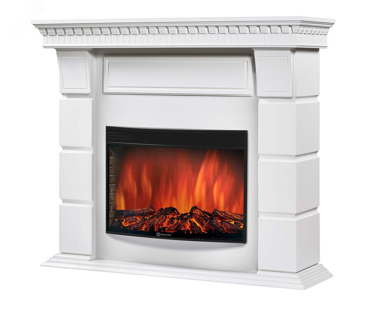 Изображение товара Портал для камина Elegante 25 шпон белый для электрического и биокамина