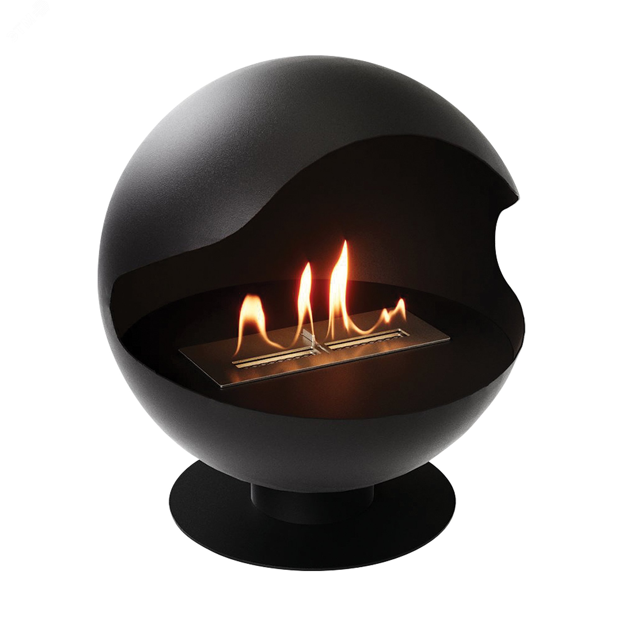 Изображение товара Биокамин напольный Sphere черный от Firelight 550x500 мм стильный элегантный
