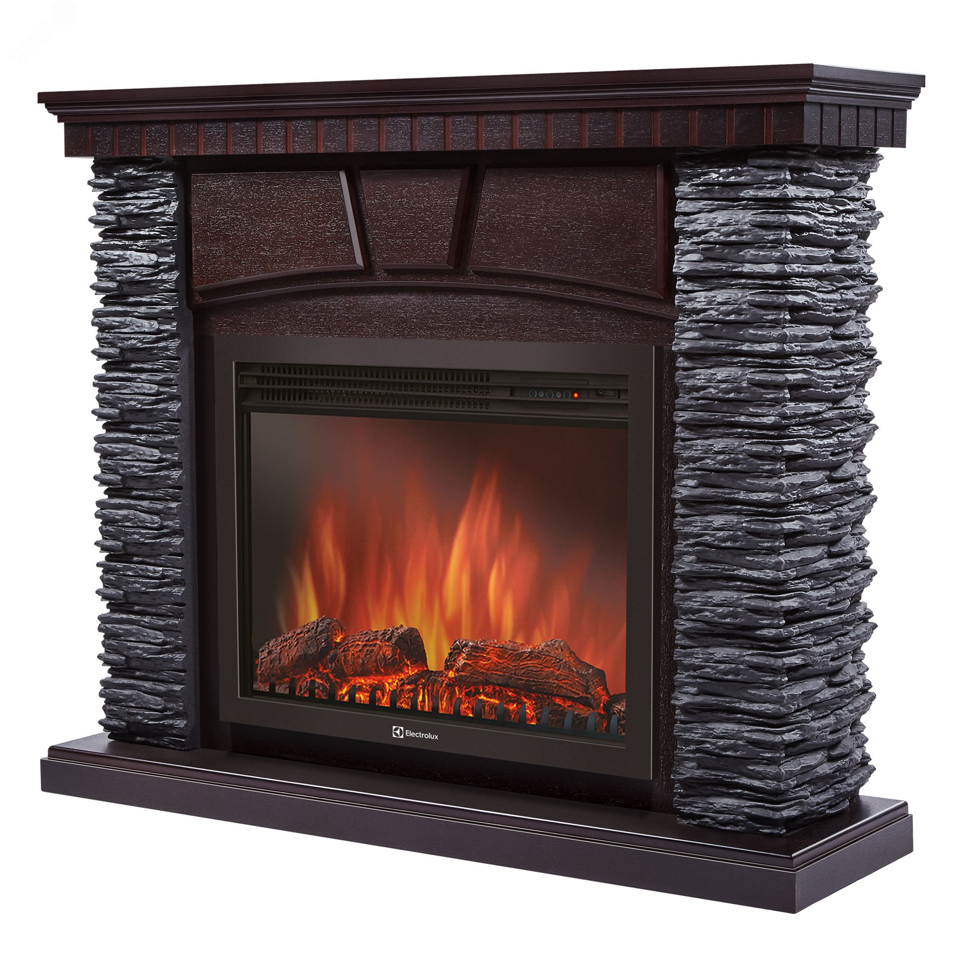 Изображение товара Портал для камина Porto 30 из камня сланец и шпона венге, Россия