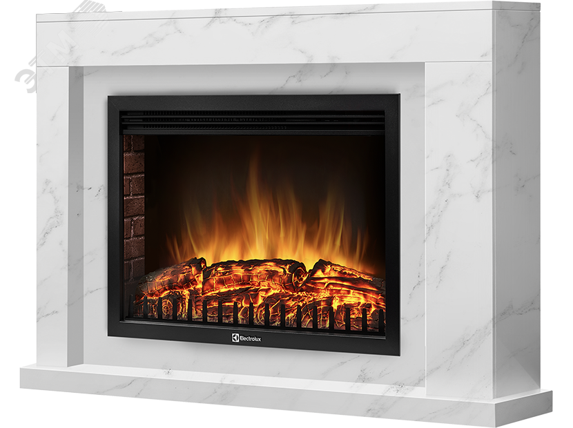 Изображение товара Портал для камина Simple 25 белый мрамор