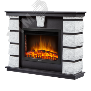 Изображение товара Портал для камина Excalibur 25 из камня белый песчаник и шпон венге (шт)