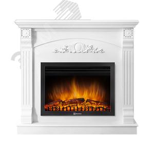 Изображение товара Портал для камина Barocco 25 шпон белый (шт)