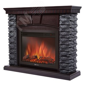 Изображение товара Портал для камина Porto 25 из камня черный сланец и шпон венге (шт)