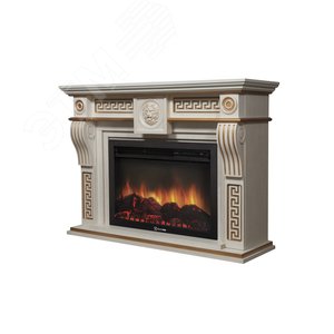 Изображение товара Портал для камина Vittoriano 30 беленый дуб с золотой патиной (шт)