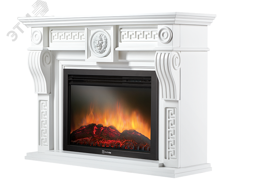 Изображение товара Портал для камина Vittoriano 30 белый из МДФ для электрокаминов и биокаминов