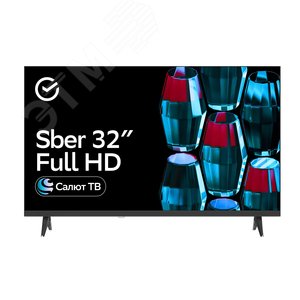 Изображение товара Телевизор умный Sber Full HD 32', чёрный (шт)