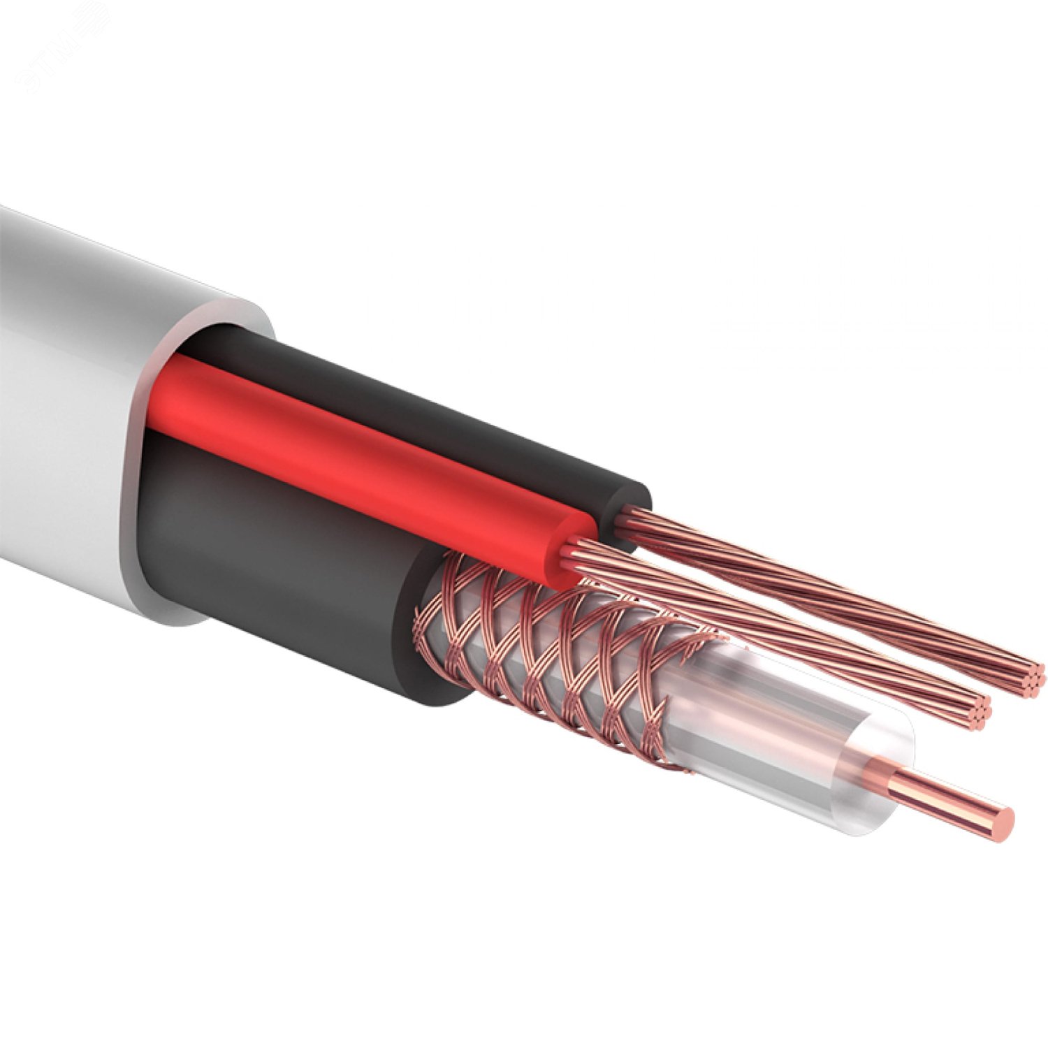 Изображение товара Кабель КВК-В-2+2x050 кв.мм Cu/Cu белый 200 м (м)