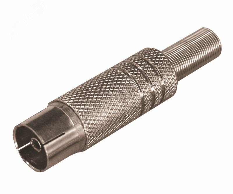 Изображение товара Разъем гнездо TV никель c пружиной (шт)