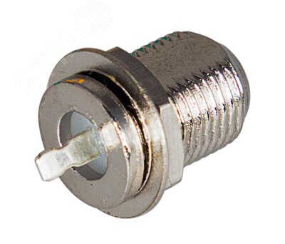 Изображение товара Разъём гнездо F на корпус с контактом (шт)