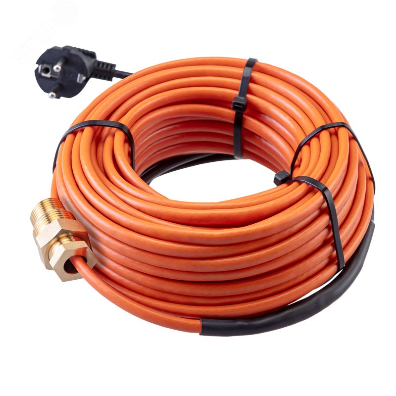 Изображение товара Кабель греющий саморегулирующийся пищевой 10 ККНС 2ЛПп-ЭЛ 65/85, готовый комплект в трубу, 25м/250Вт (шт)