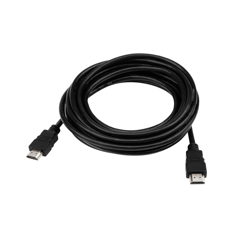 Кабель HDMI - HDMI 2.0, 5м, Gold