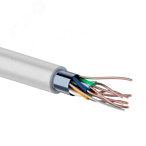 Изображение товара Витая пара Light F/UTP CAT5 4PR 26AWG PVC IN, серый, 305 м (м)