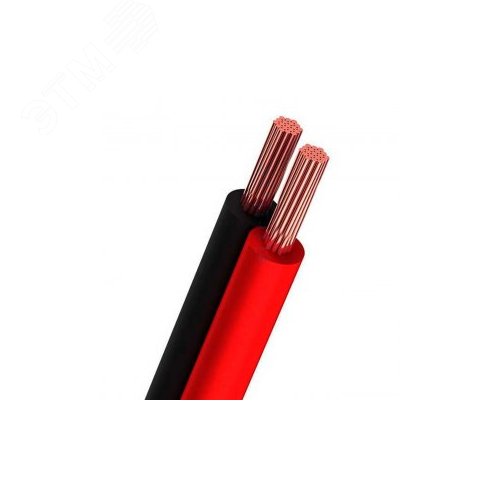 Изображение товара Кабель акустический 2х1 мм2, красно-черный, 100 м (м)