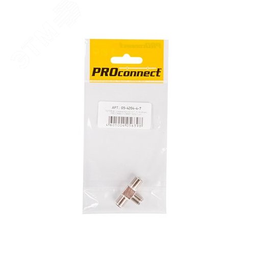 Изображение товара Переход соединитель x3 гнезда F тройник (шт)