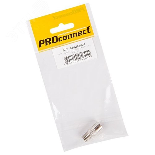 Изображение товара Переход гнездо F-штекер TV (шт)