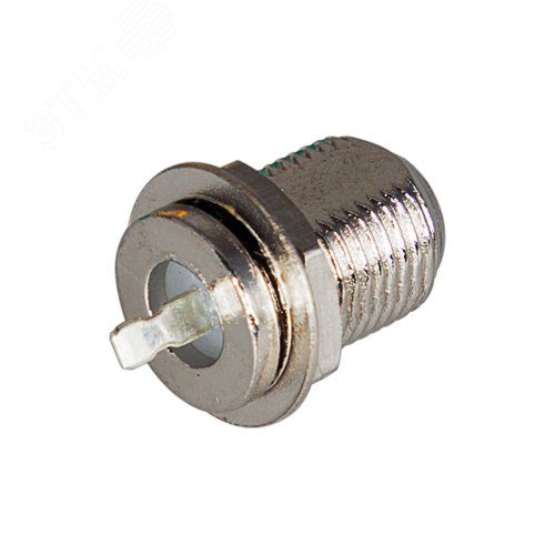 Изображение товара Разъём гнездо F на корпус с контактом (шт)