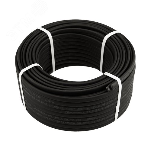 Изображение товара Кабель нагревательный саморегулирующийся SRL40-2 (UV), 40Вт/м, 50м (м)