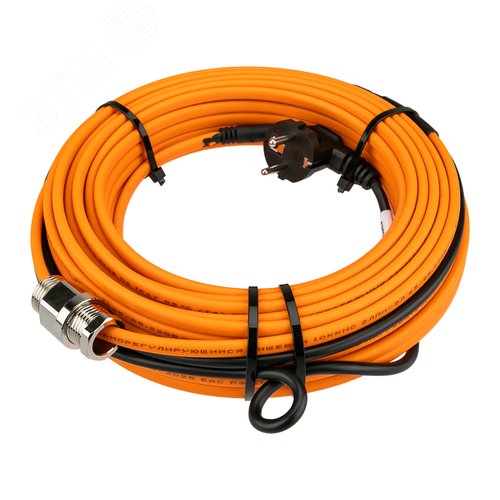 Изображение товара Кабель греющий саморегулирующийся 10 ККНС 2ЛПп-ЭЛ 65/85 в трубу 20м 200Вт (шт)