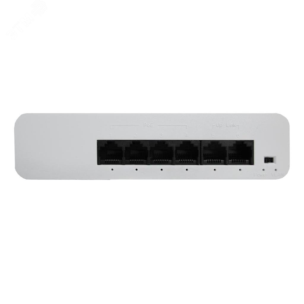 Изображение товара Коммутатор неуправляемый 4x100Мб/с (RJ45 PoE) 2x100Мб/с (RJ45) 55В (шт) Изображение товара Коммутатор неуправляемый 4x100Мб/с (RJ45 PoE) 2x100Мб/с (RJ45) 55В (шт)