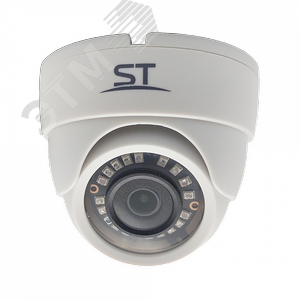 Изображение товара Видеокамера аналоговая 2Мп купольная IP54 ИК-20м (2.8мм) (шт)