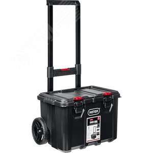 Изображение товара Ящик-тележка пластиковый на колесах STACKNROLL, 525x411x560 мм, (21'') (шт)