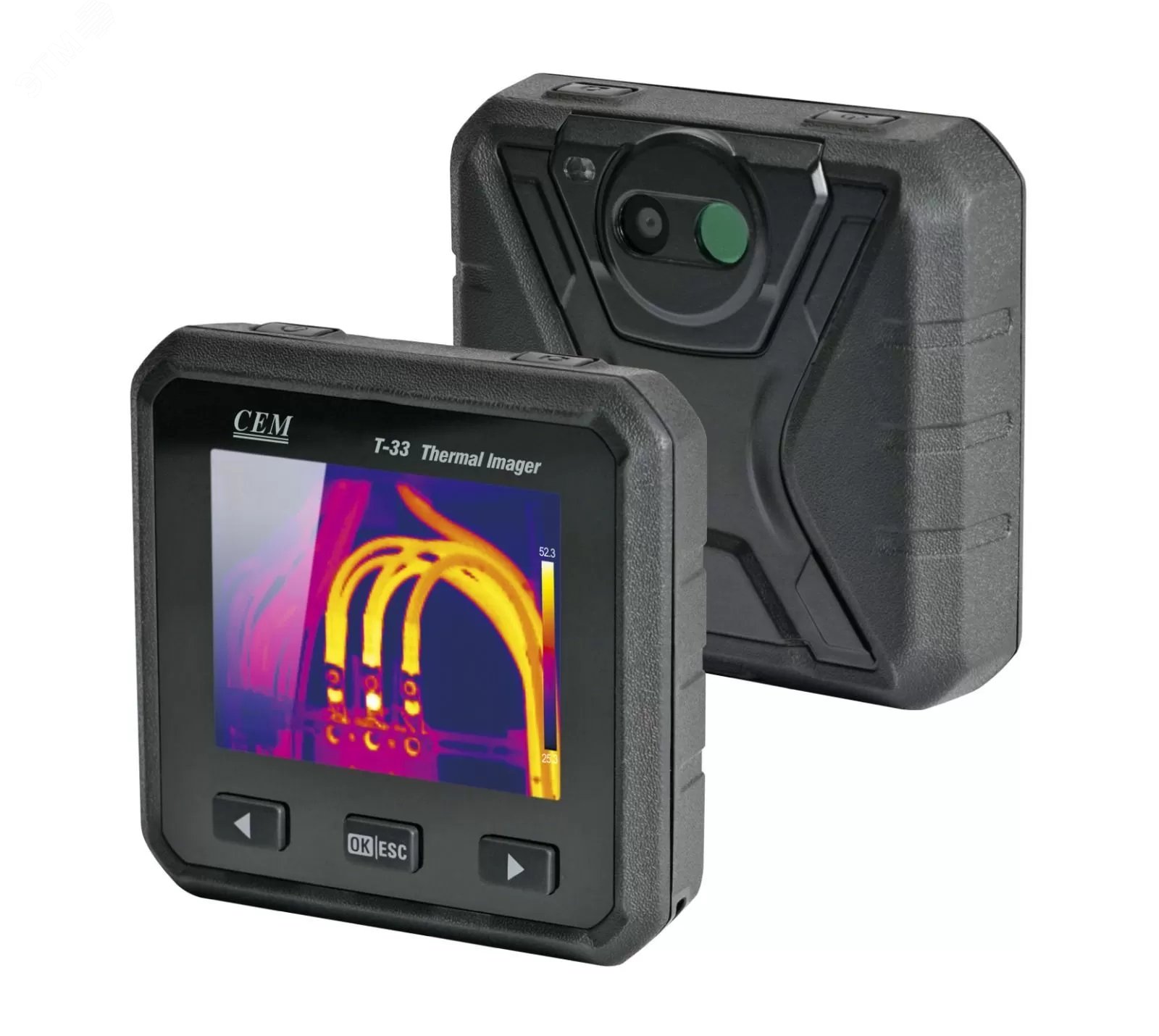 Изображение товара Портативный тепловизор T-33 с функцией видеозаписи