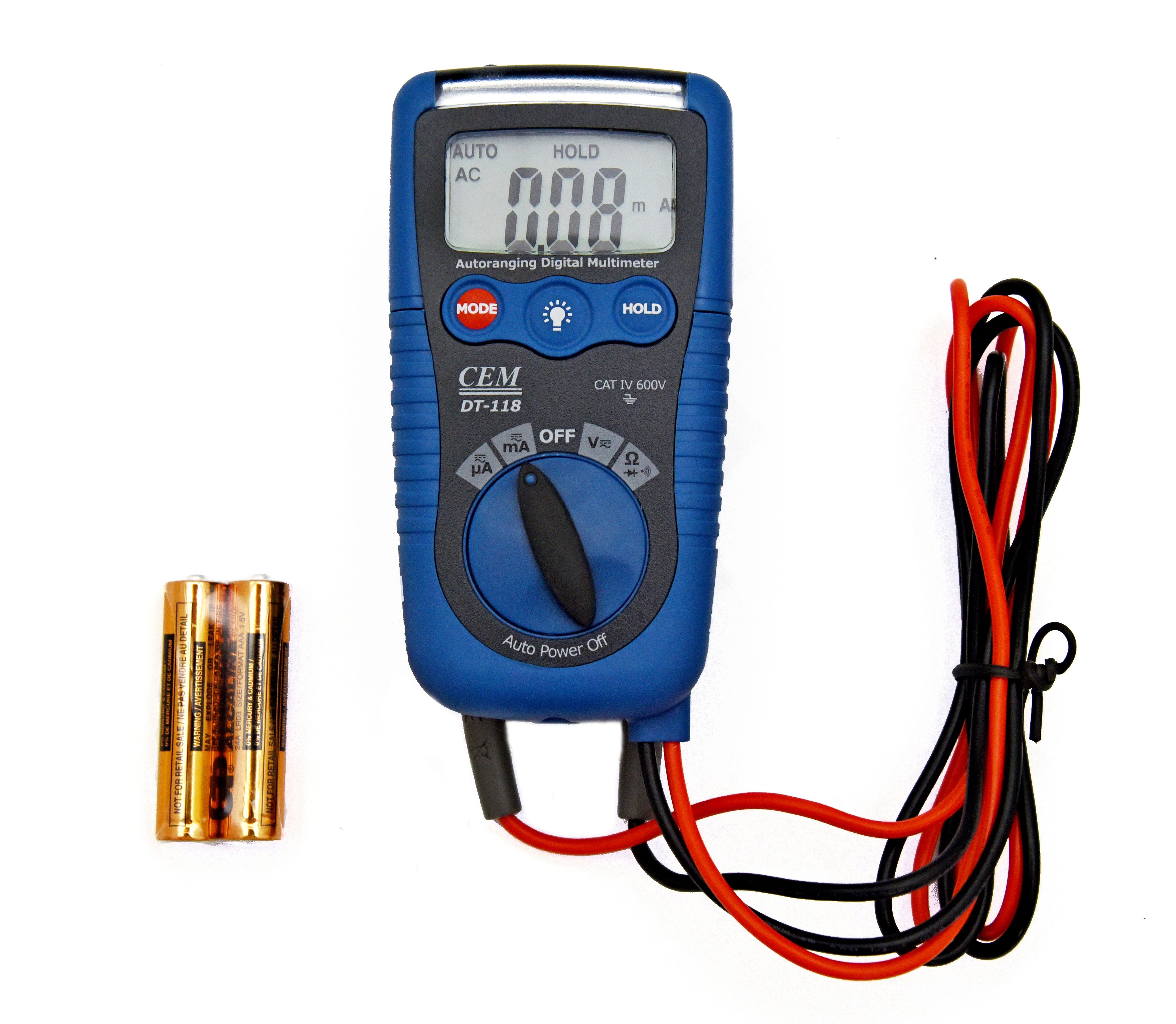 Мультиметр цифровой DT-118