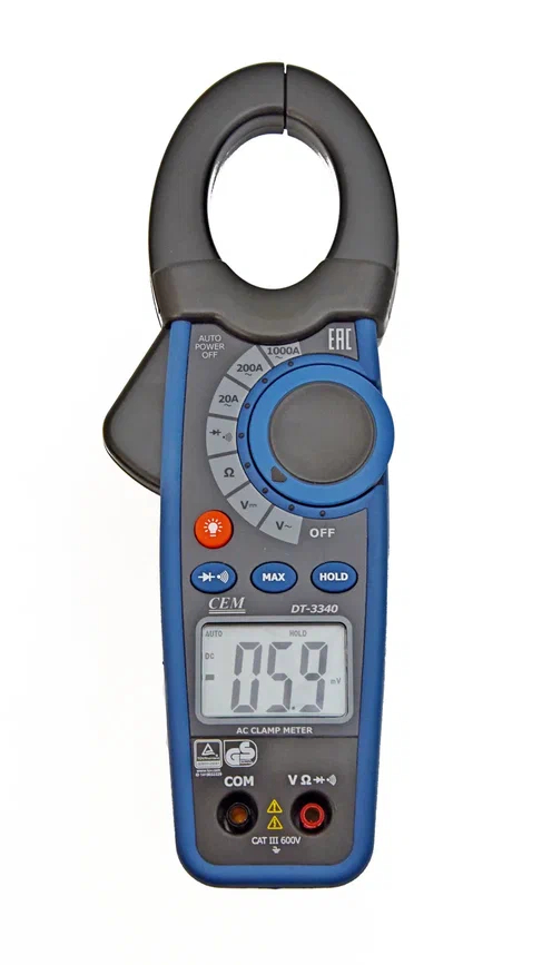 Клещи электроизмерительные DT-3340 с поверкой