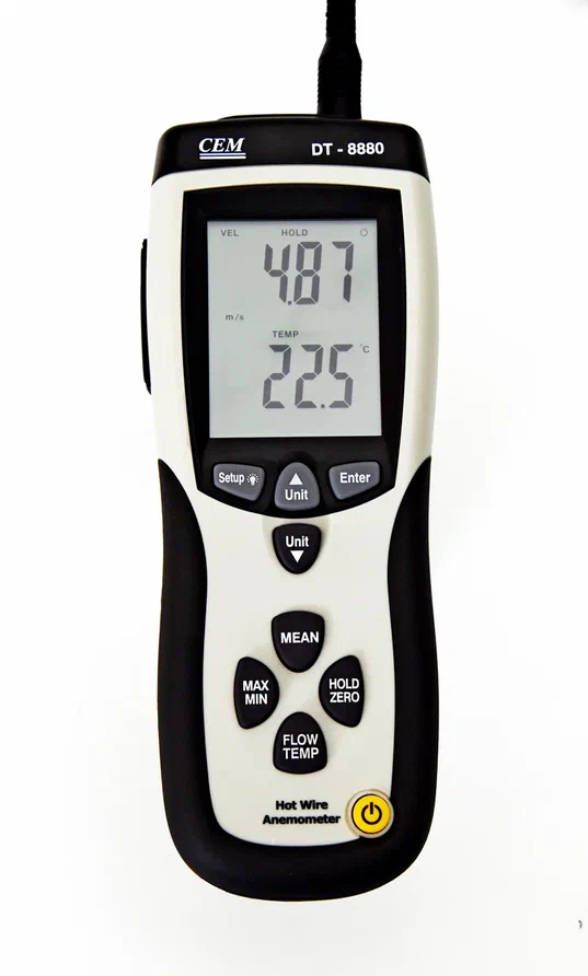 Термоанемометр DT-8880 ''Нагретая струна''