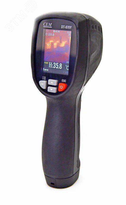 Изображение товара Тепловизор DT-870Y с возможностью передачи данных и фонариком