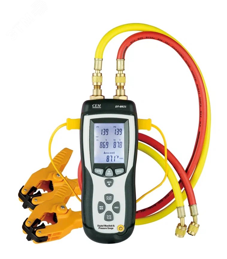 Изображение товара Дифференциальный двухканальный манометр DT-8921 CEM высокоточный прибор