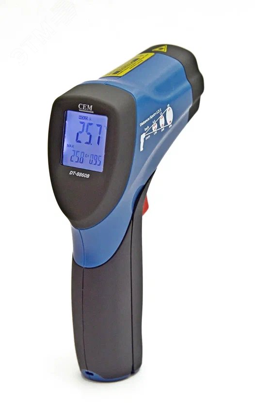 Изображение товара Пирометр DT-8860B для измерения температуры до 450°C с лазерной указкой