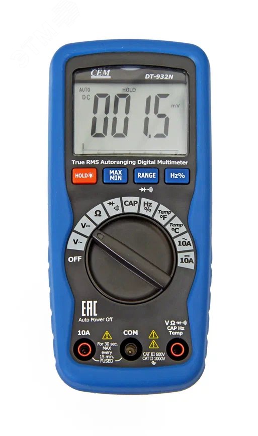 Изображение товара Мультиметр цифровой DT-932N (шт)