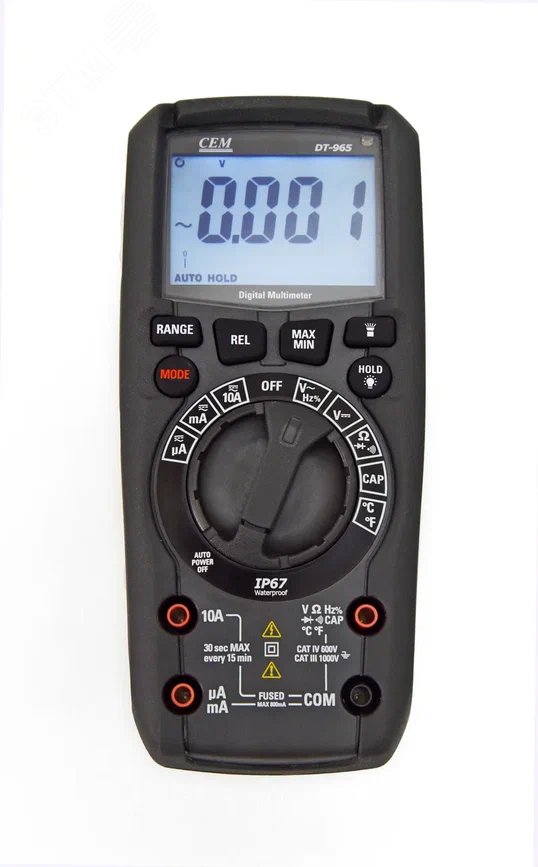 Изображение товара Мультиметр цифровой DT-965 (шт)