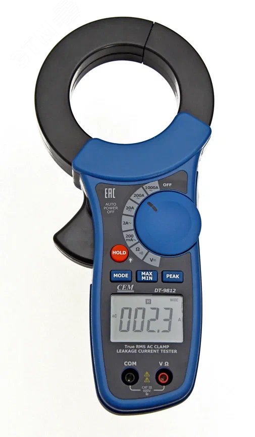 Изображение товара Клещи токовые утечки тока АС 1000A DT-9812 профессиональный измеритель