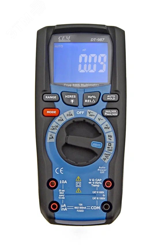 Изображение товара Мультиметр цифровой DT-987 (шт)