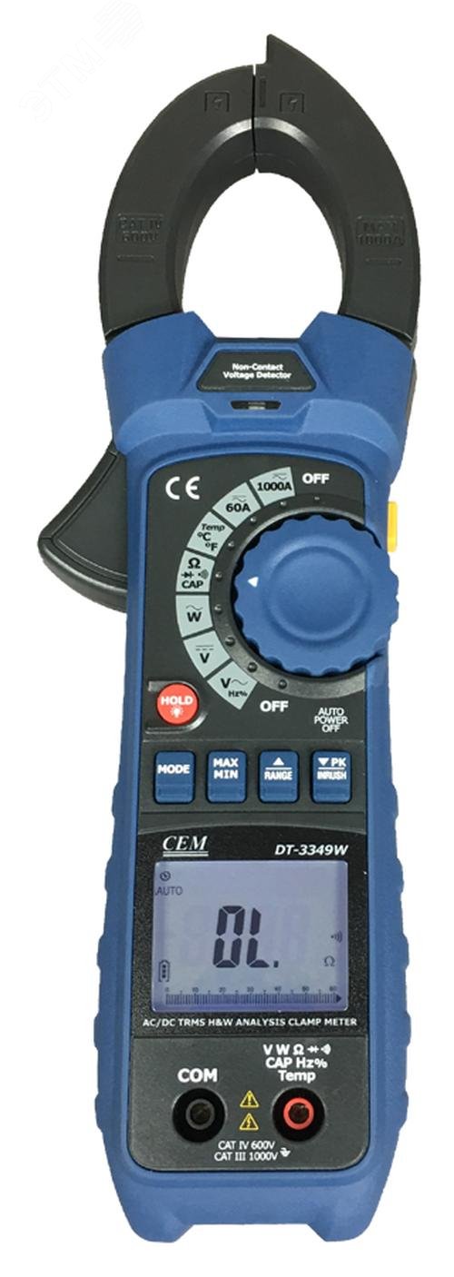 Изображение товара Клещи электроизмерительные DT-3349W (шт)