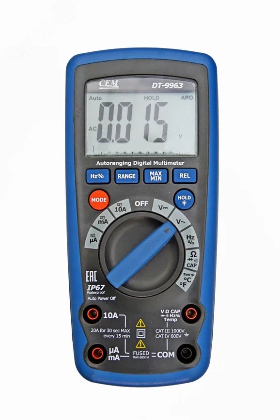 Изображение товара Мультиметр DT-9963 (шт)