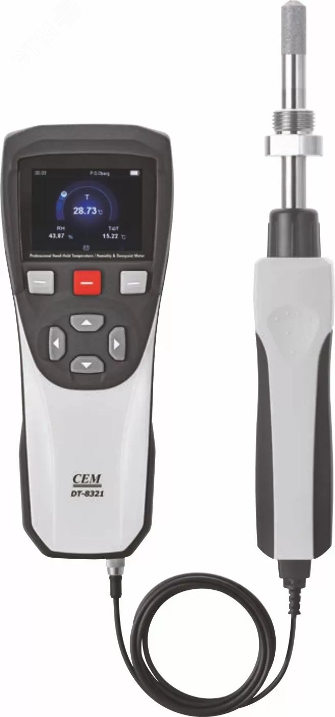 Изображение товара Измеритель точки росы DT-8321 для промышленных процессов надежный и точный зонд