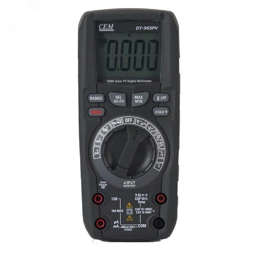 Изображение товара Мультиметр DT-965PV (шт)