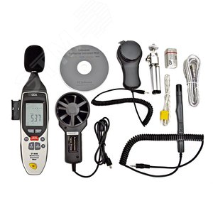 Измеритель многофункциональный цифровой окружающей среды DT-859B - фото 4