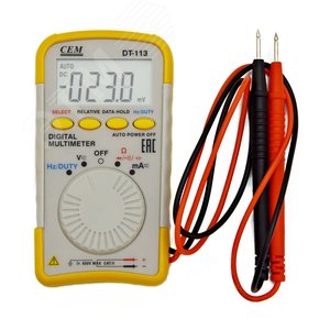 Мультиметр цифровой DT-113 - фото 2